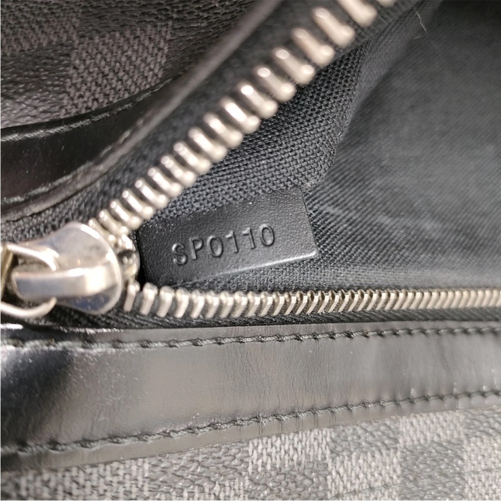 Louis Vuitton Graphite Checkered Messenger Bag - Picture 7 of 10